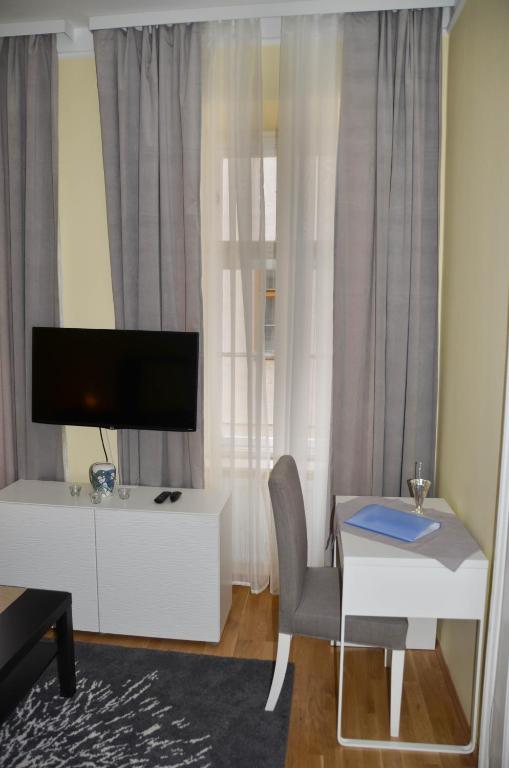 TV o dispositivi per l'intrattenimento presso Ableidinger Apartments