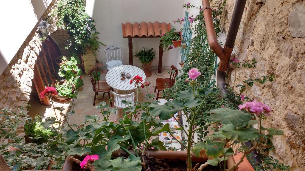 Vonkajšia záhrada v ubytovaní B&B La Bouganville di Serena