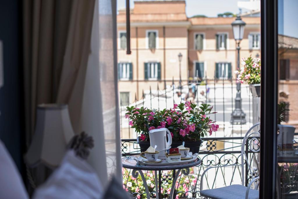 Balkón alebo terasa v ubytovaní Royal Suite Trinità Dei Monti