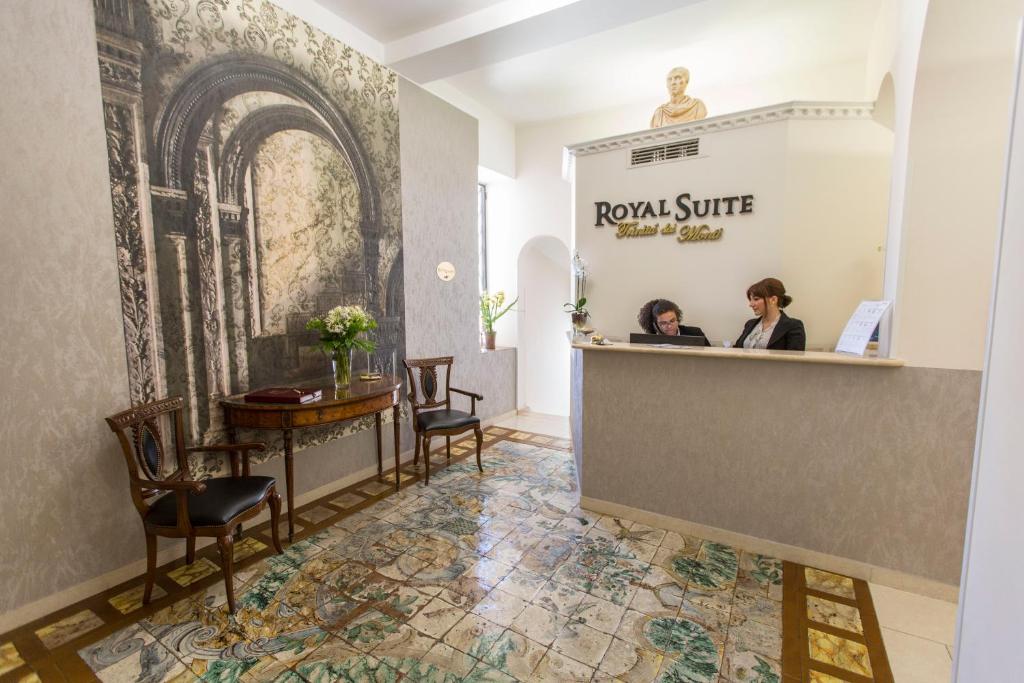Lobby alebo recepcia v ubytovaní Royal Suite Trinità Dei Monti