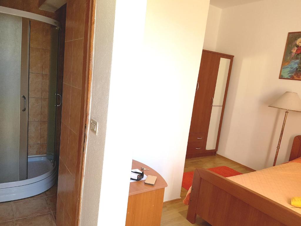 Postel nebo postele na pokoji v ubytování Room Cvita