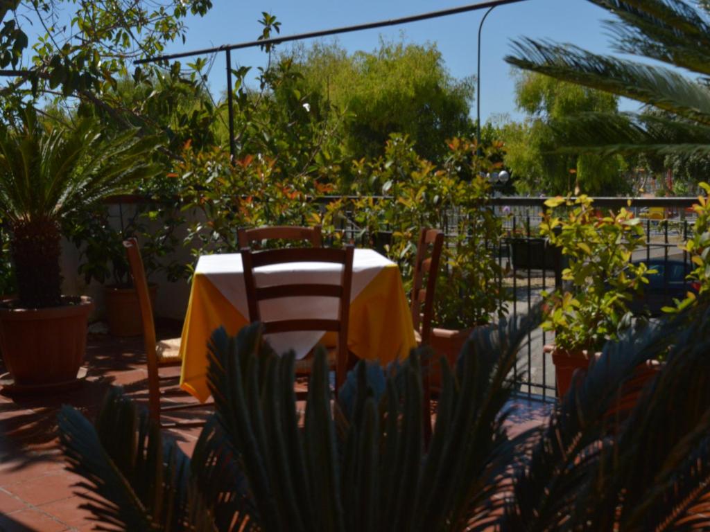 Um jardim no exterior de B&B Scalea Rooms