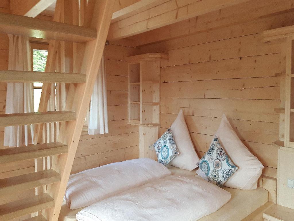 Postel nebo postele na pokoji v ubytování Ferienhof Fischer