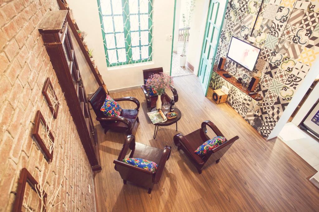 Posezení v ubytování Tuti Tong Dan Homestay