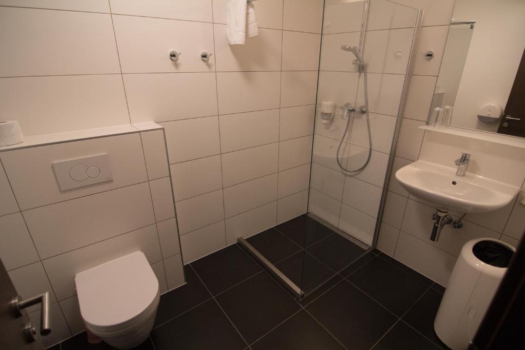 Koupelna v ubytování Lifestyle Hotel Leithana