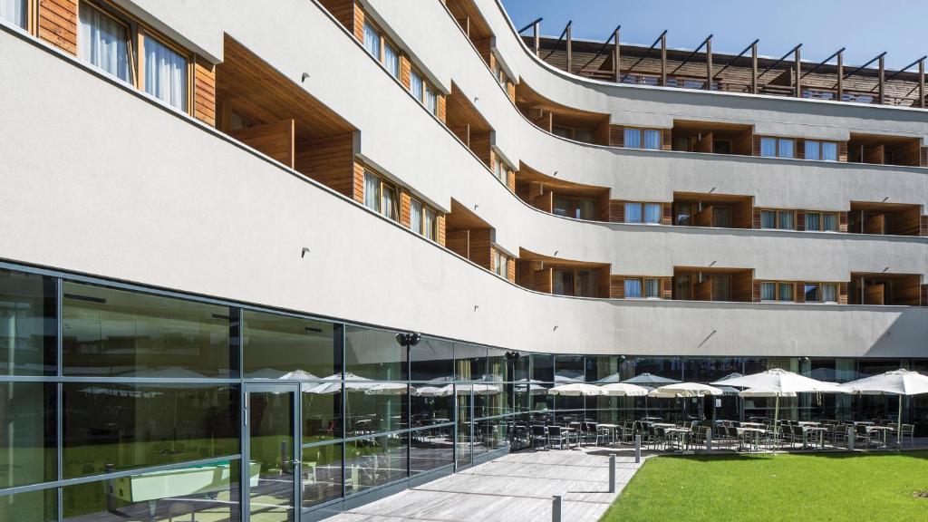 Balkón nebo terasa v ubytování TUI BLUE Fieberbrunn
