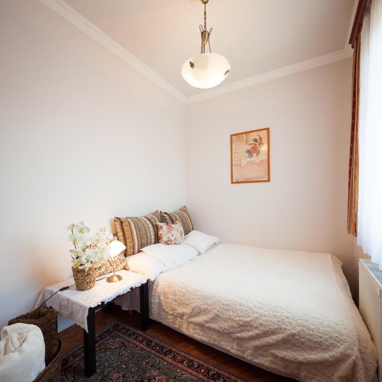 Postel nebo postele na pokoji v ubytování Villa Cecile