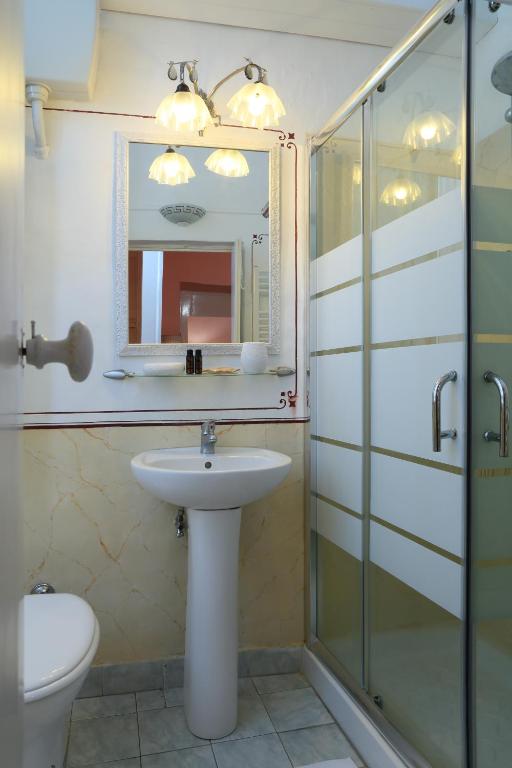Kúpeľňa v ubytovaní B&B Dimora Muzio and Restaurant