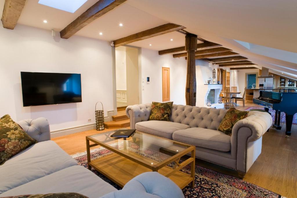 Posezení v ubytování Residence Perseus