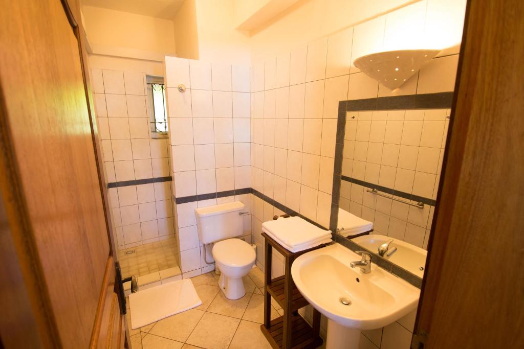 Koupelna v ubytování Residence Peramal