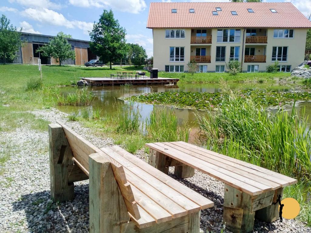 Zahrada ubytování Ferienwohnungen Gut Mischenried