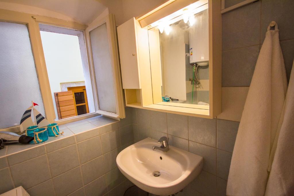 Koupelna v ubytování Phiros B&B