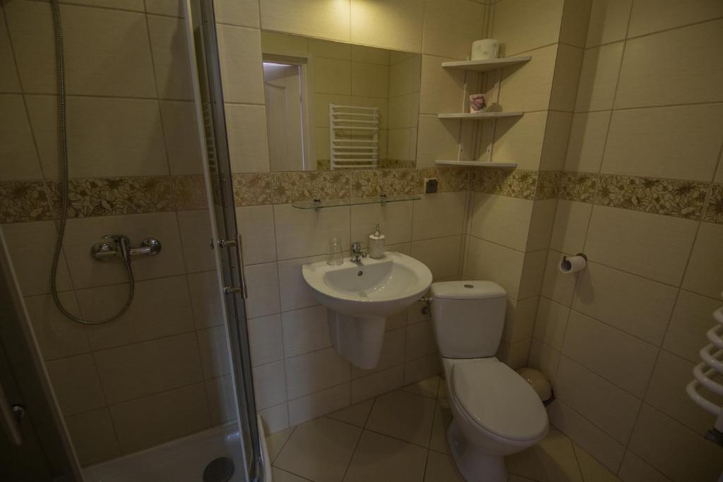 Koupelna v ubytování Villa Kokosowa