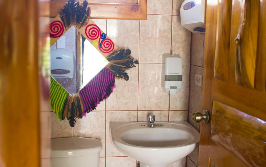 Koupelna v ubytování Kallpa Wasi
