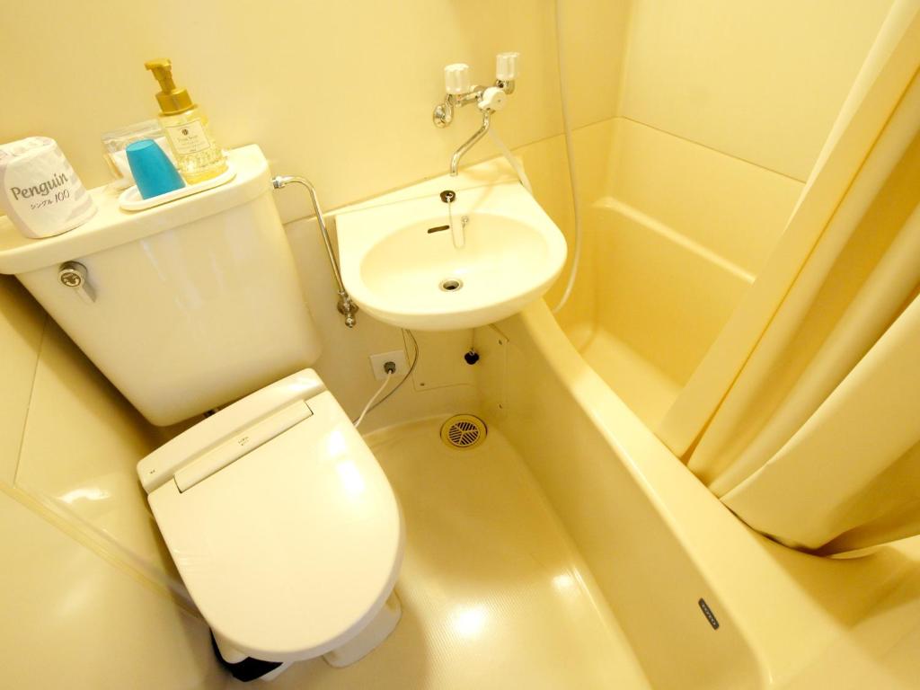 Koupelna v ubytování Hotel Trend Iwakuni