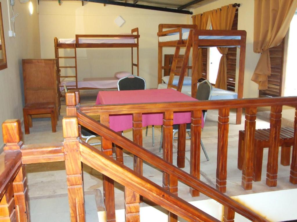 Postel nebo postele na pokoji v ubytování Central City Hostel