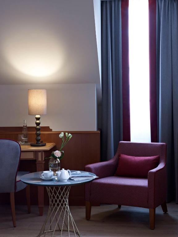 Posezení v ubytování Platzl Hotel - Superior