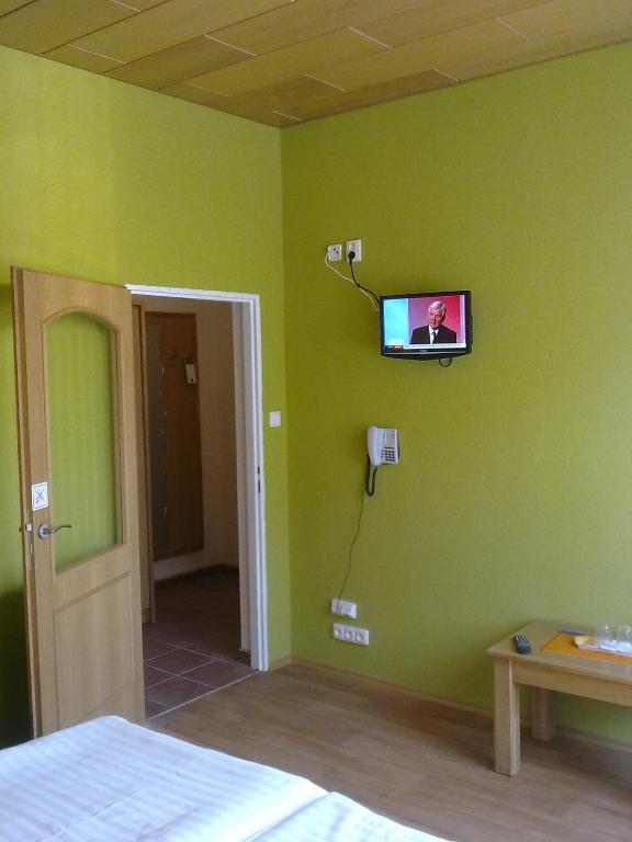 TV a/nebo společenská místnost v ubytování Pension Duel