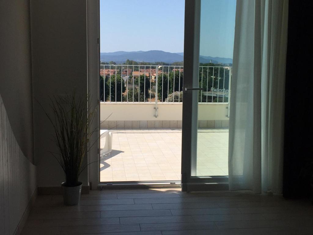 Balkón nebo terasa v ubytování Hotel Letizia