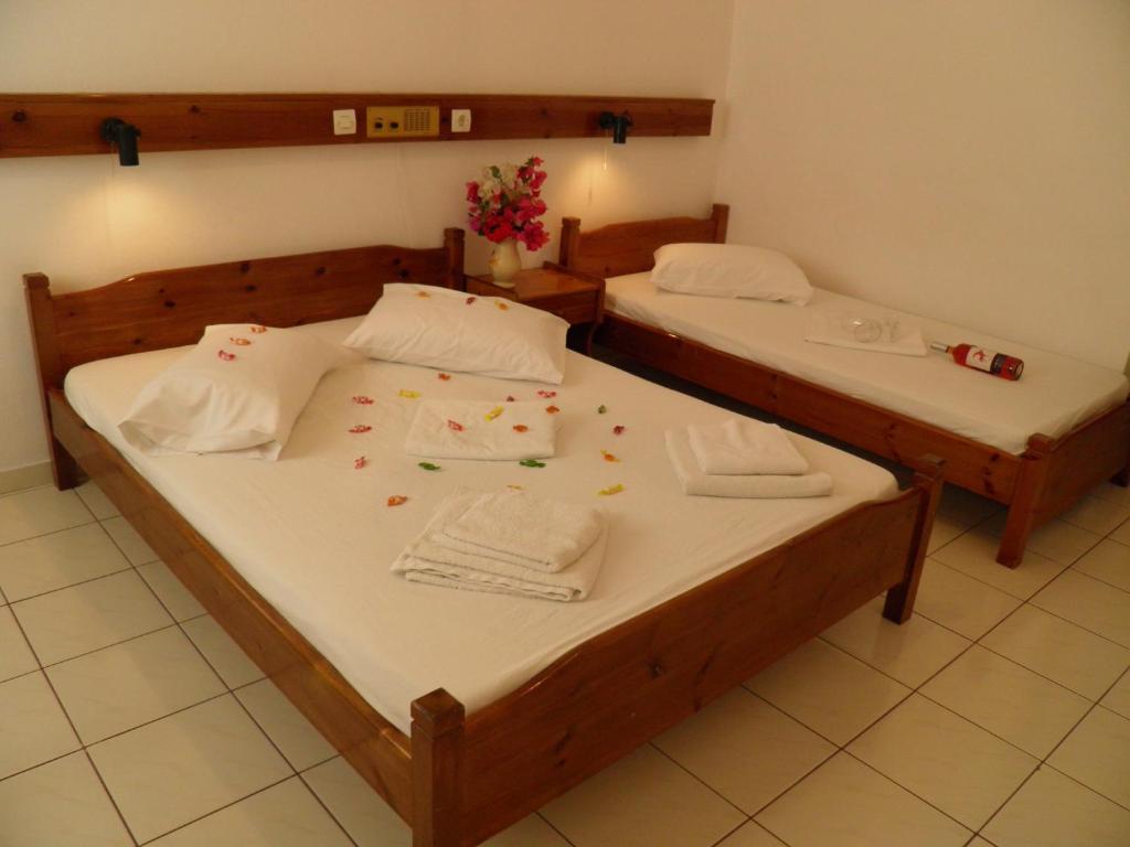 Postel nebo postele na pokoji v ubytování Levante Beach Hotel