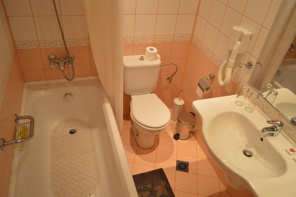 Koupelna v ubytování Stankoff Hotel