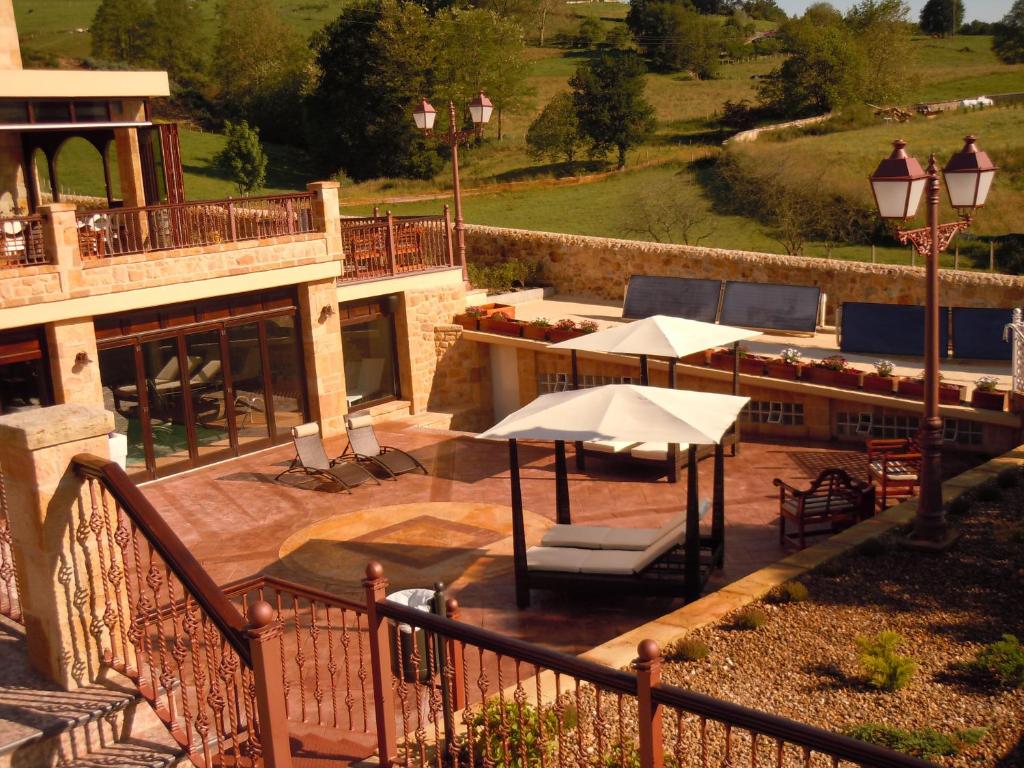 Balkón nebo terasa v ubytování Posada La Torre de los Isla & Spa