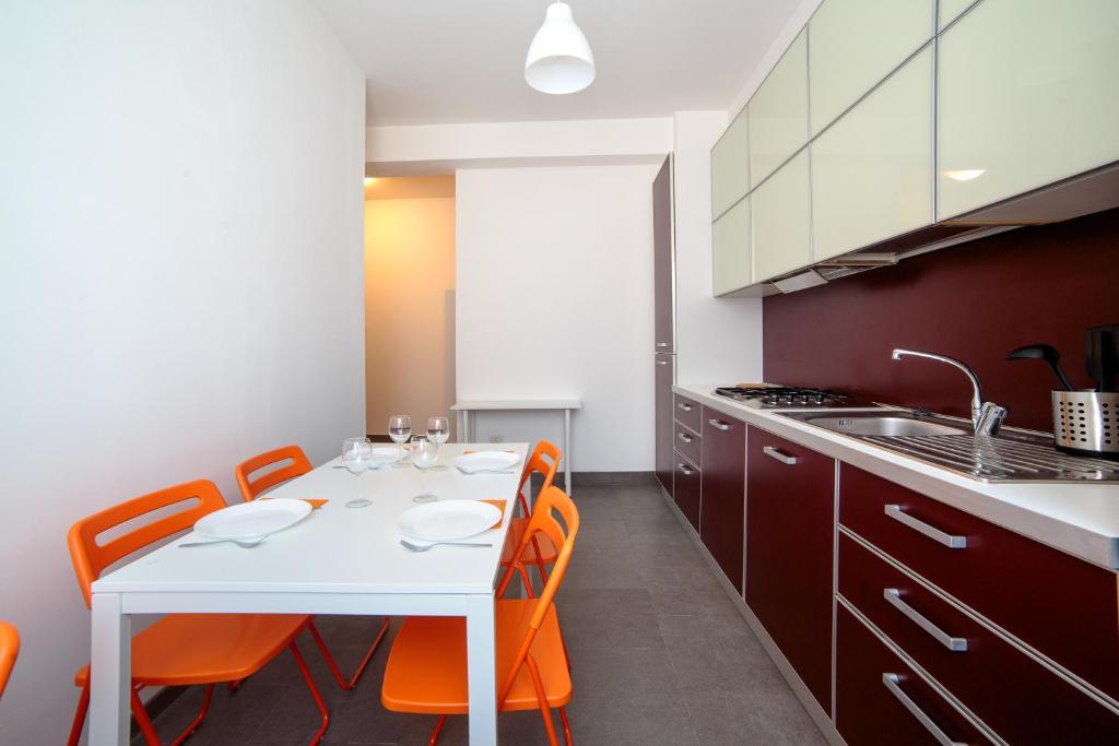 Kuchyň nebo kuchyňský kout v ubytování Ponte Tiberio Apartment