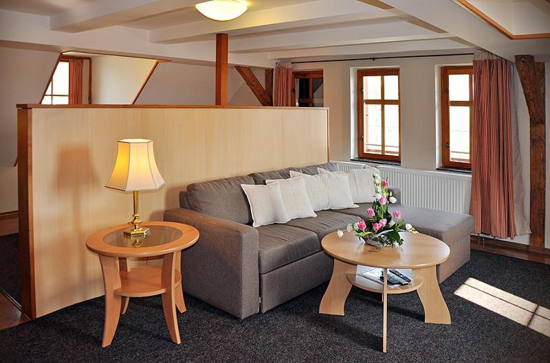 Posezení v ubytování Apartmány Rosalka