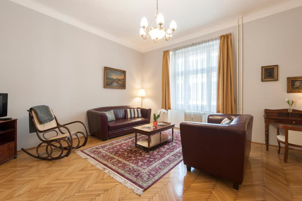 Posezení v ubytování Liszt Ferenc Boutique Apartment