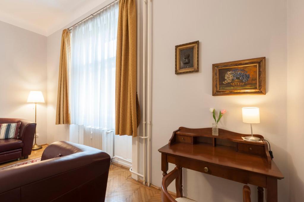Posezení v ubytování Liszt Ferenc Boutique Apartment