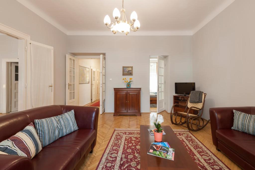 Posezení v ubytování Liszt Ferenc Boutique Apartment
