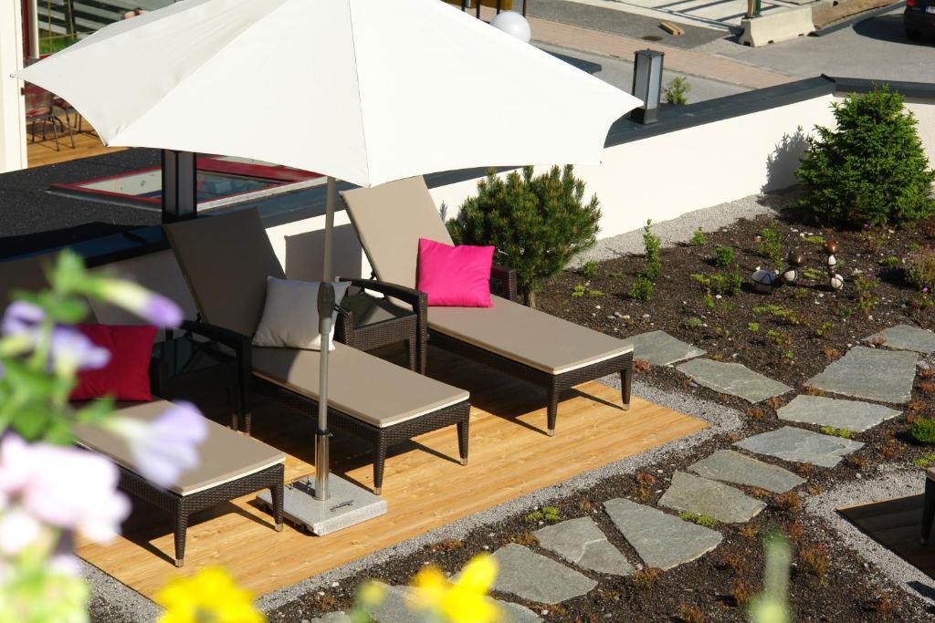 Zahrada ubytování Hotel Platzer Superior