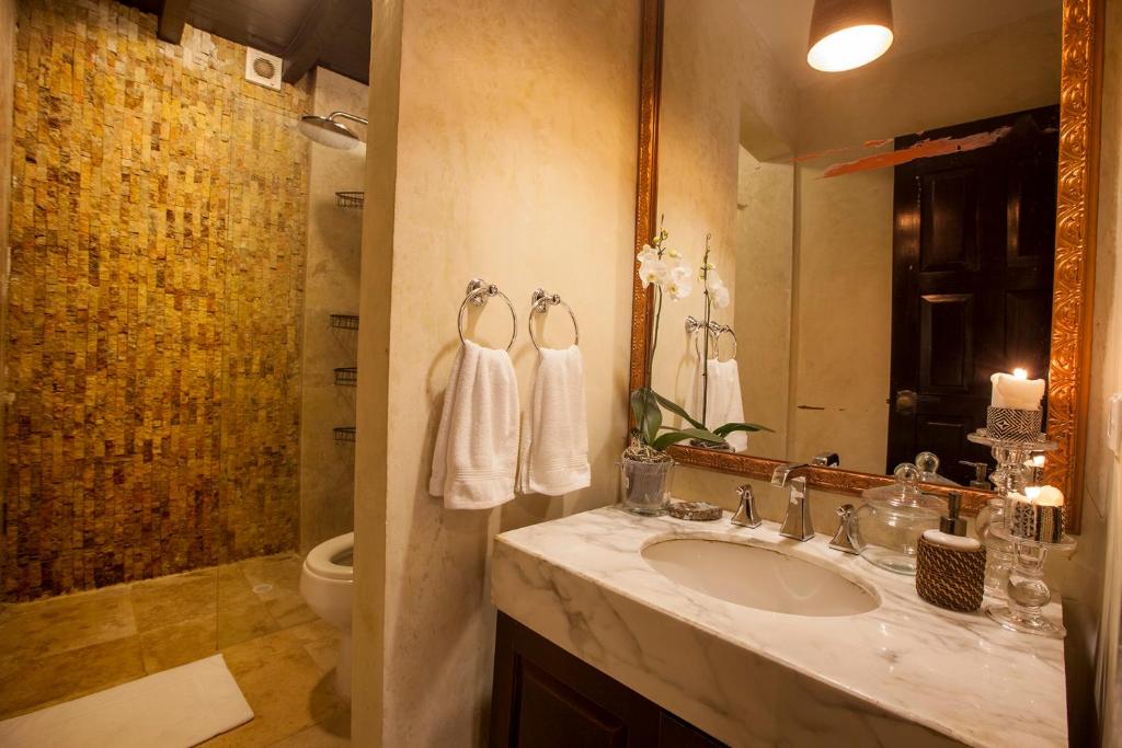 Koupelna v ubytování Casa de Alba Hotel Boutique