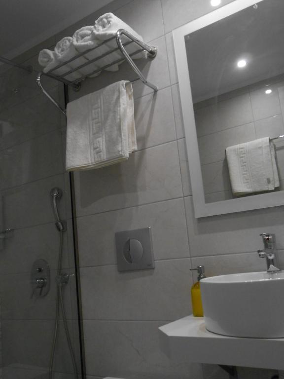 Kúpeľňa v ubytovaní Aristo Apts