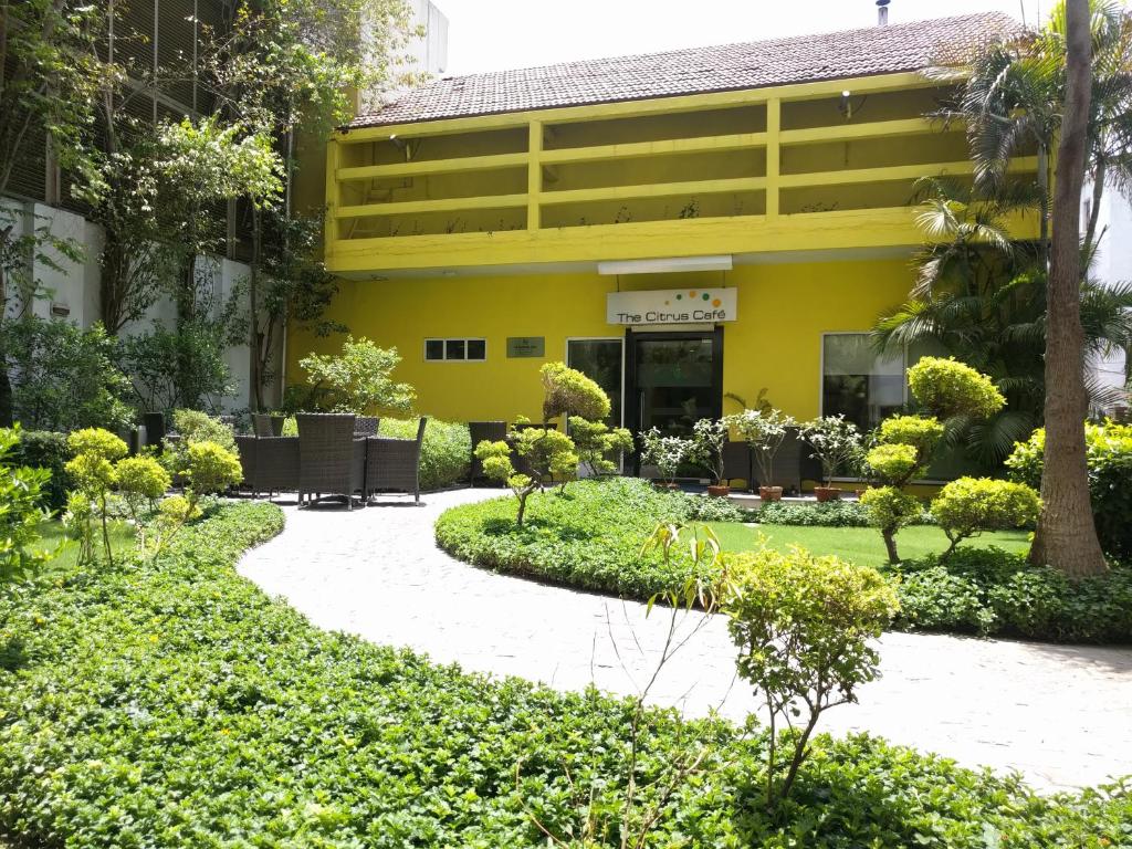Zahrada ubytování Lemon Tree Hotel, Udyog Vihar, Gurugram