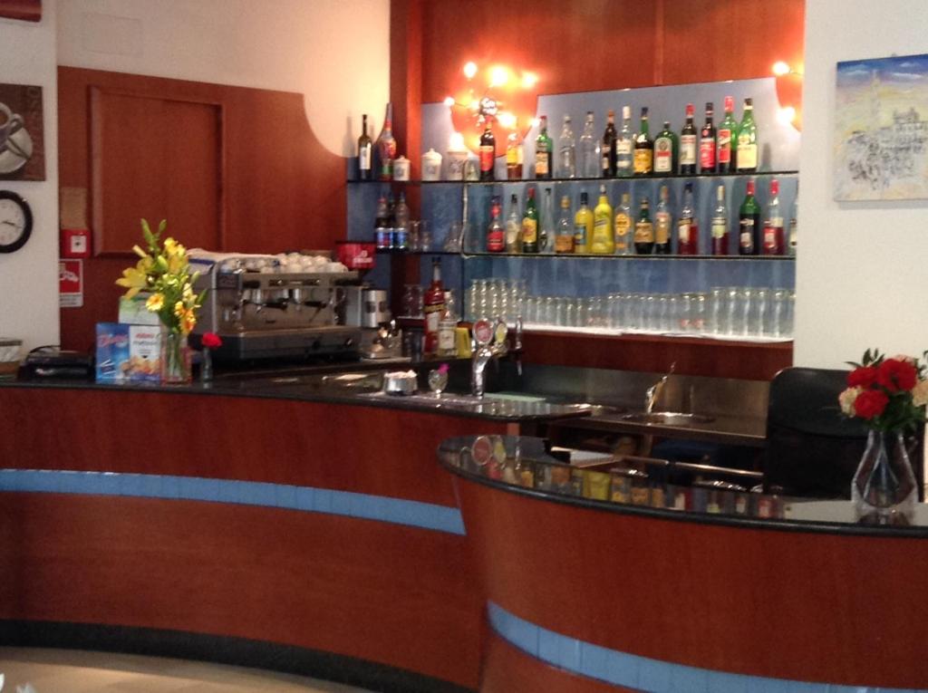 Lounge nebo bar v ubytování Hotel Saponi