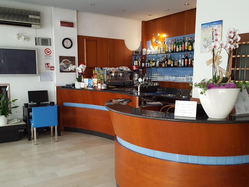 Lounge nebo bar v ubytování Hotel Saponi