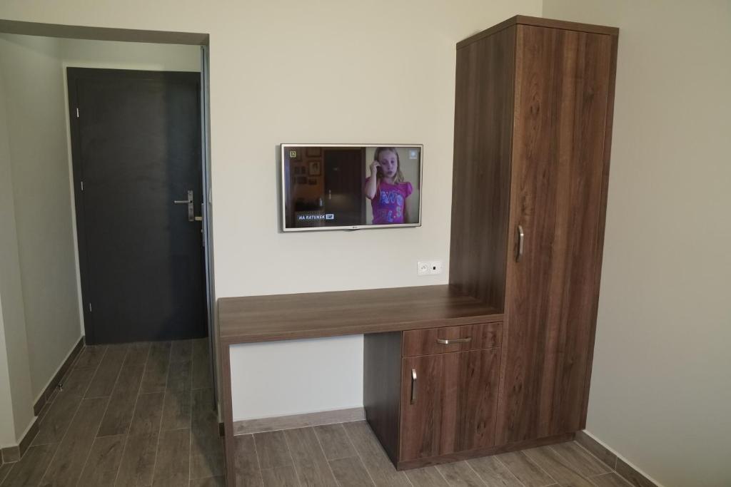 TV a/nebo společenská místnost v ubytování SmartMotel