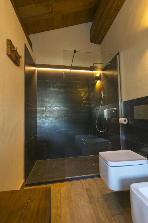 Koupelna v ubytování B&B Lo Matsòn
