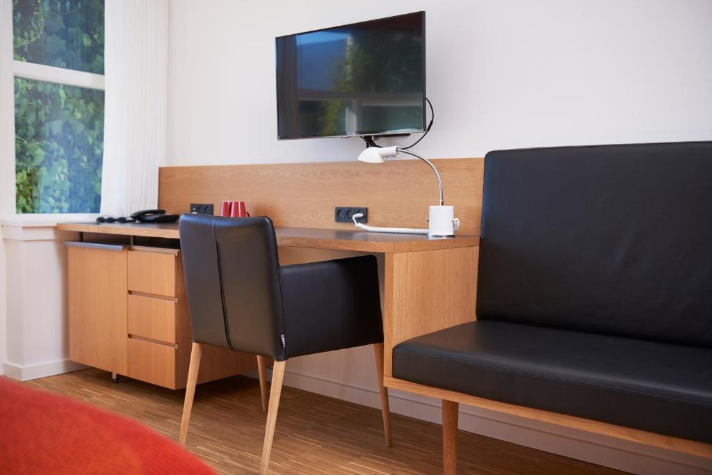 TV/trung tâm giải trí tại Fuglsangcentret Hotel