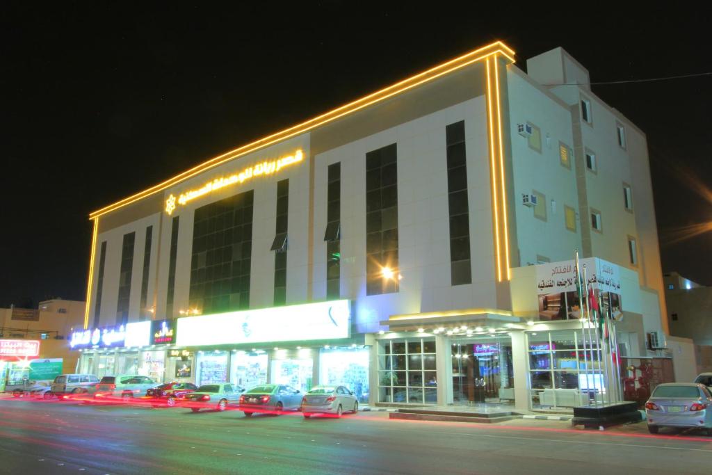 Budova, kde se aparthotel nachází