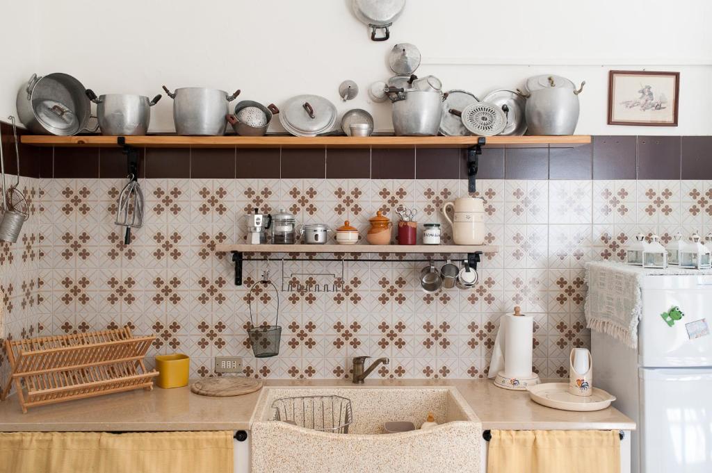 Kuchyň nebo kuchyňský kout v ubytování Casina Grassi