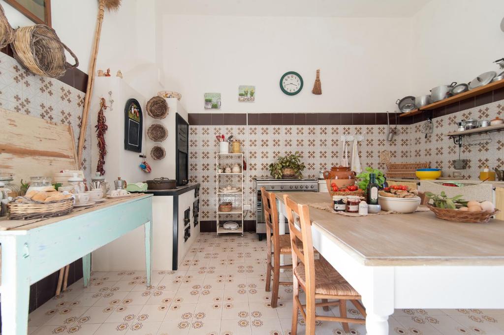 Kuchyň nebo kuchyňský kout v ubytování Casina Grassi