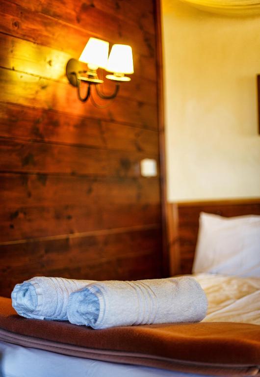 Postel nebo postele na pokoji v ubytování Arxontiko Agonari
