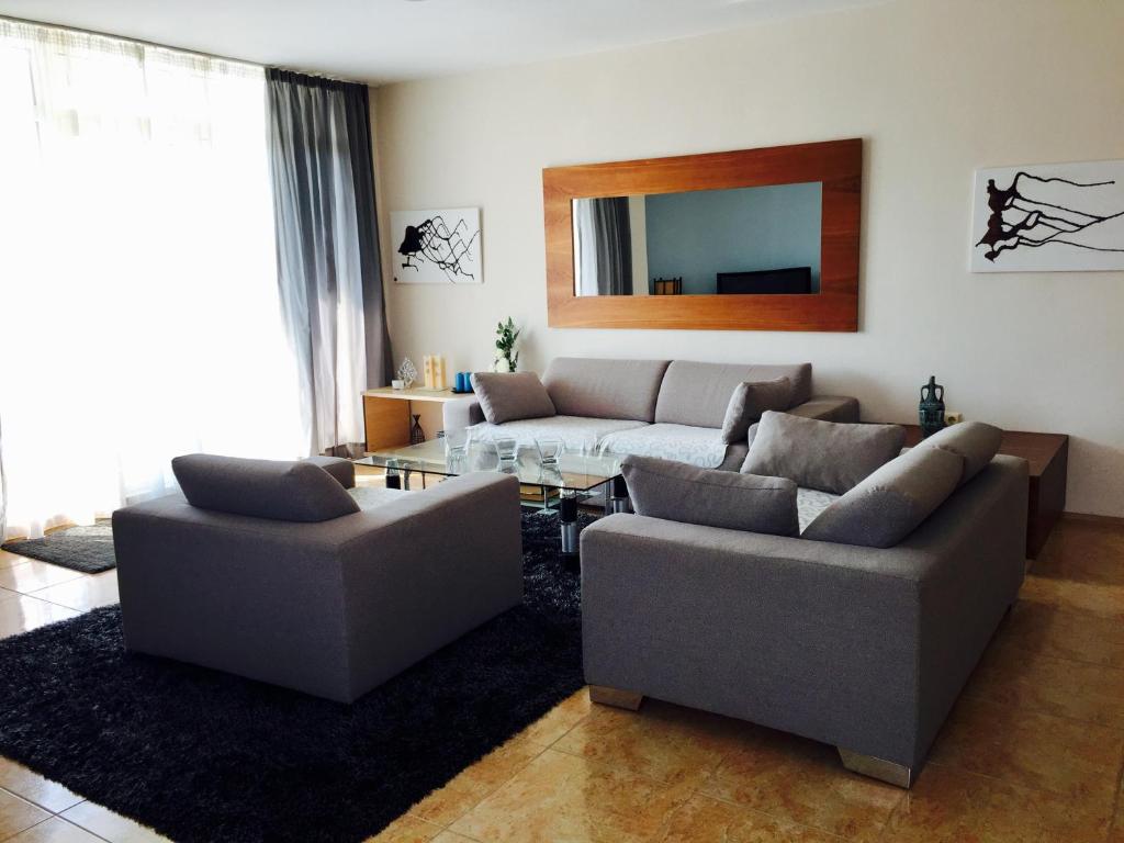 Posezení v ubytování PSB Apartments in Midia Resort Aheloy