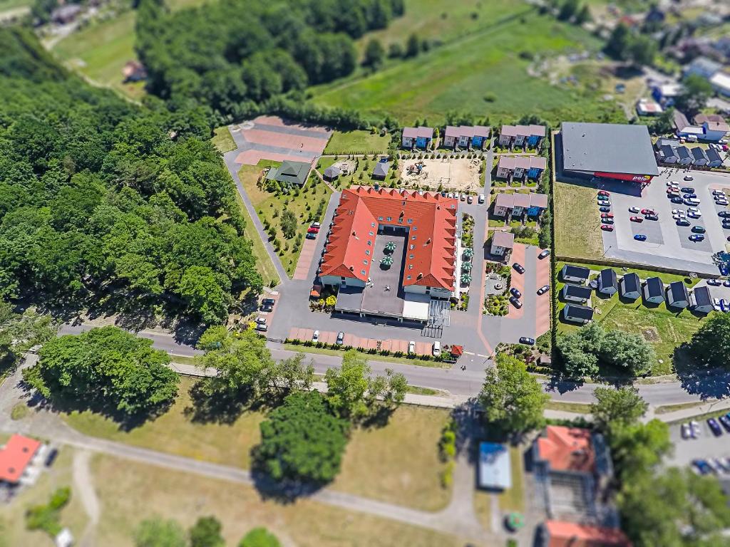 Letecký snímek ubytování Hotel Delfin Spa&wellness