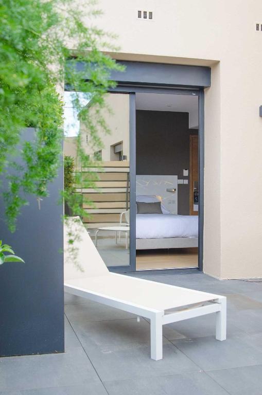 Balkón nebo terasa v ubytování Hôtel In Situ