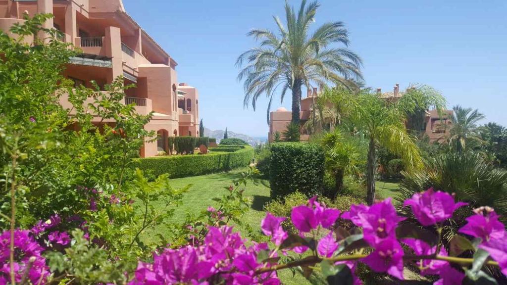 Zahrada ubytování Luxyry apartament Benidorm