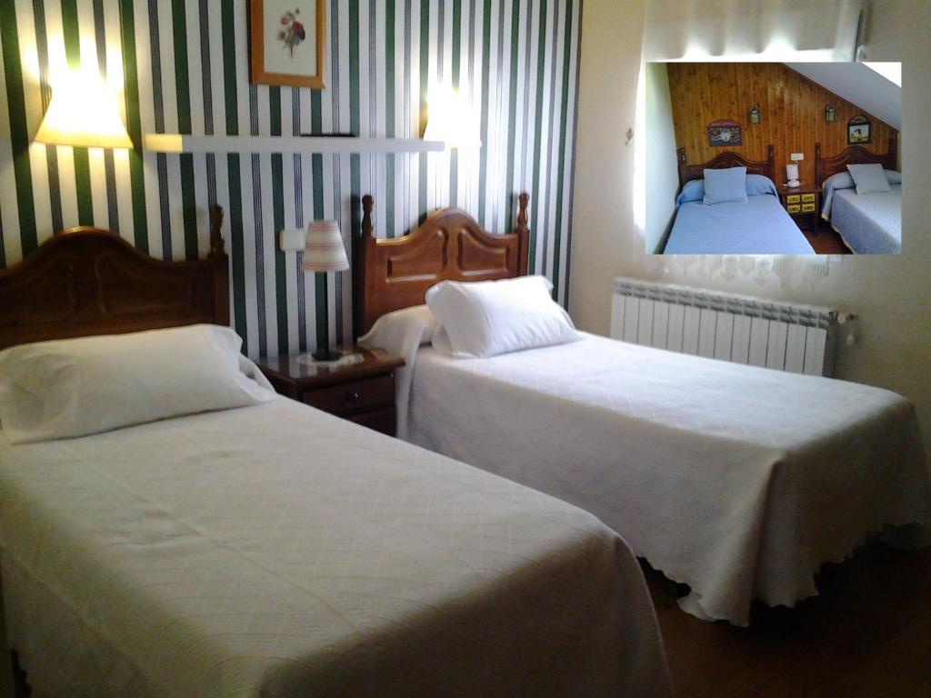 Postel nebo postele na pokoji v ubytování Hostal Martin - Sanabria
