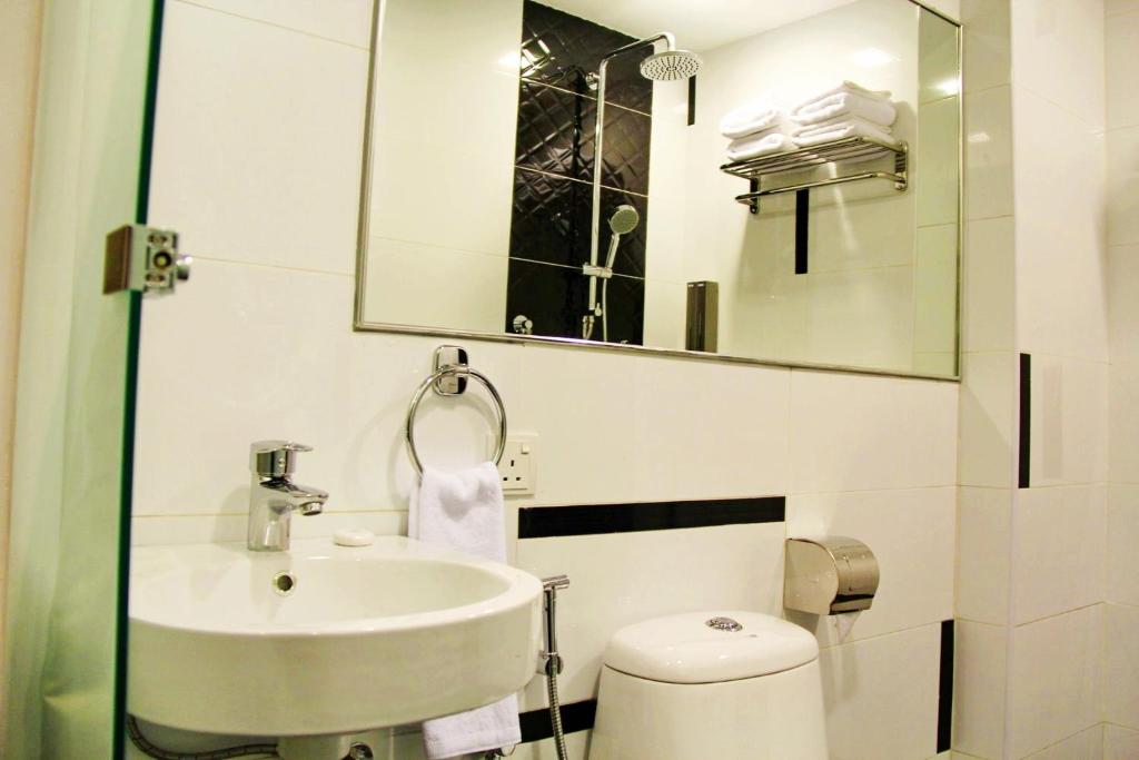 Koupelna v ubytování Springz Hotel-Bukit Jalil